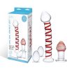 Glas 4Pc Mr Swirly Set W/ Glass Kegal Balls & Butt Plug Anal Trainer Kits Main Image