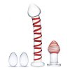 Glas 4Pc Mr Swirly Set W/ Glass Kegal Balls & Butt Plug - Image 3