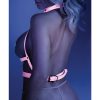 Glow Strapped In Harness Top Light Pink O/S Bra Sets Main Image