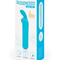 Happy Rabbit Rabbit Ears Bullet Vibe Blue Rechargeable Vibrators Main Image