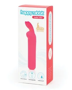 Happy Rabbit Rabbit Ears Bullet Vibe Pink Rechargeable Vibrators Main Image