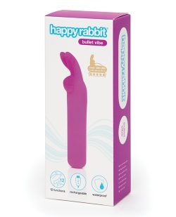 Happy Rabbit Rabbit Ears Bullet Vibe Purple Rechargeable Vibrators Main Image