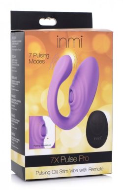 Inmi 7X Pulse Pro Pulsing Clit Stim Vibe W/ Remote G Spot Clit Stimulators Main Image