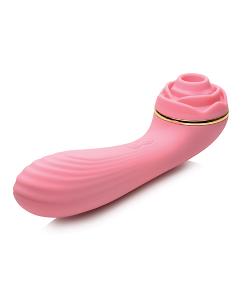 Inmi bloomgasm passion petals suction rose vibrator pink 2
