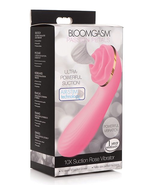Inmi bloomgasm passion petals suction rose vibrator pink clit cuddlers main image