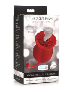 Inmi Bloomgasm Royalty Rose Suction Clit Stimulator Rechargeable Vibrators Main Image