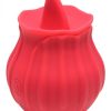 Inmi Bloomgasm Wild Violet 10X Licking Stimulator Red Rechargeable Vibrators Main Image