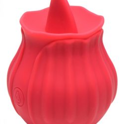 Inmi Bloomgasm Wild Violet 10X Licking Stimulator Red Rechargeable Vibrators Main Image