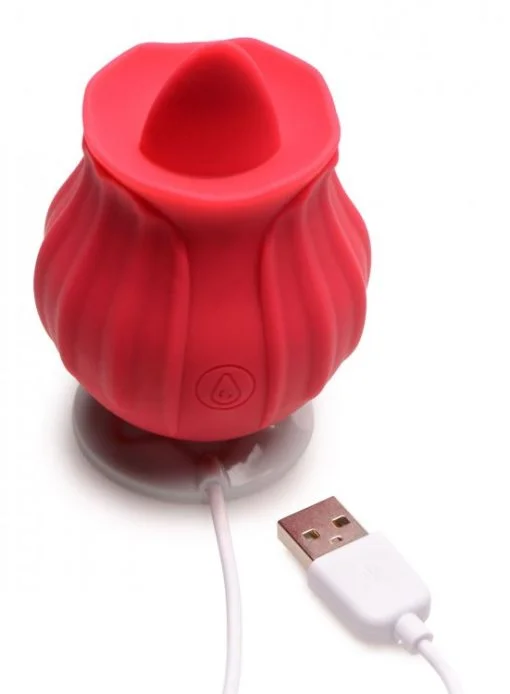 Inmi Bloomgasm Wild Violet 10X Licking Stimulator Red - Image 3