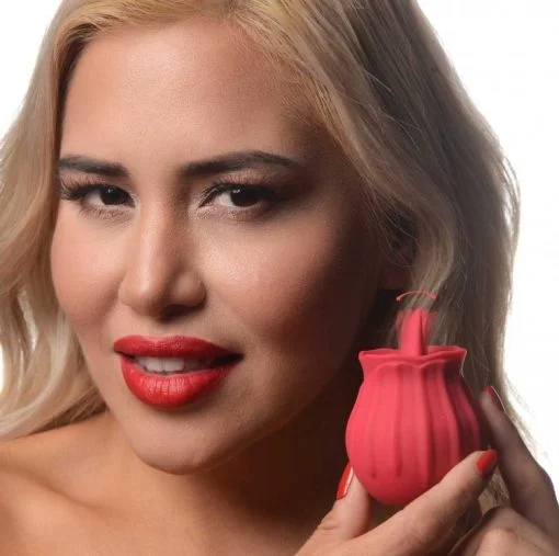 Inmi Bloomgasm Wild Violet 10X Licking Stimulator Red - Image 4