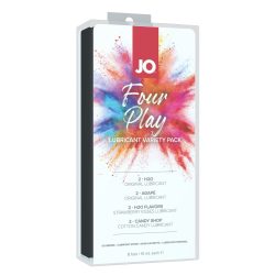 Jo Four Play Gift Set 8 10Ml Foils Flavored Lubes Main Image