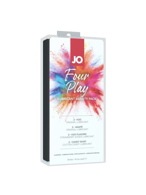 Jo four play gift set 8 10ml foils flavored lubes main image