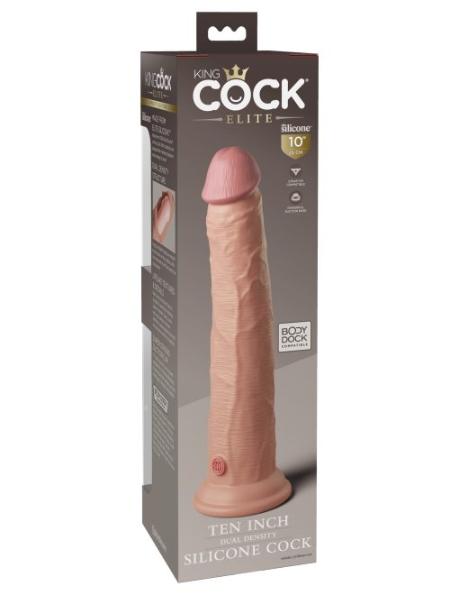 King Cock Elite 10 In Dual Density Light Large Dildos 3