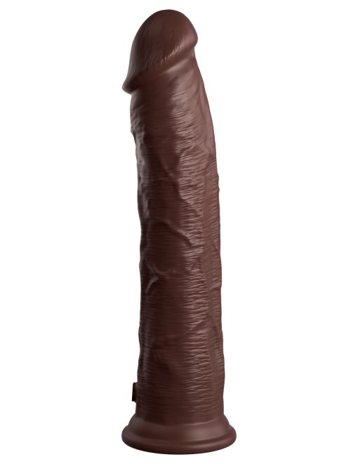 King Cock Elite 11 In Dual Density Brown 1