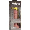 King Cock Elite 6 In Vibrating Dual Density Light Anal Vibrators Main Image