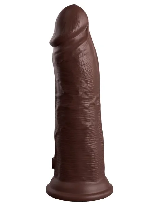 King Cock Elite 8 In Dual Density Brown 1