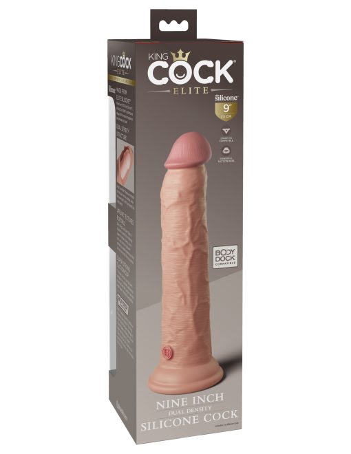 King Cock Elite 9 In Dual Density Light Large Dildos 3