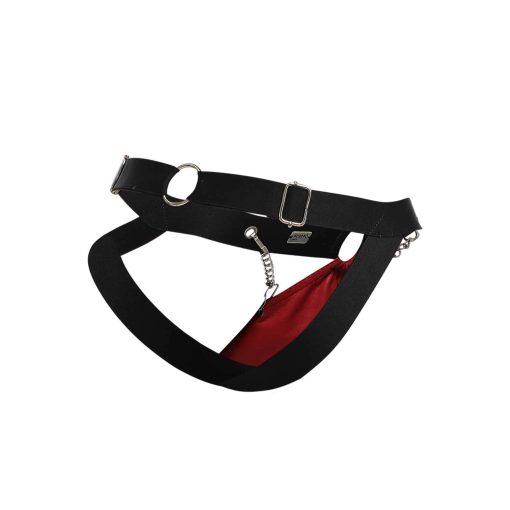 Male Basics Dngeon Chain Jockstrap Red O/S (Hanging) Mens Wear 3