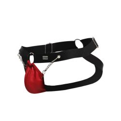 Male Basics Dngeon Chain Jockstrap Red O/S (Hanging) Mens Wear Main Image