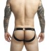 Male Basics Dngeon Chain Jockstrap Red O/S (Hanging) - Image 4