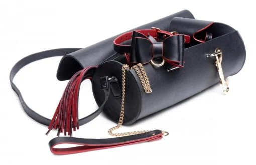 Master Series Black & Red Bow Bondage Set - Image 4