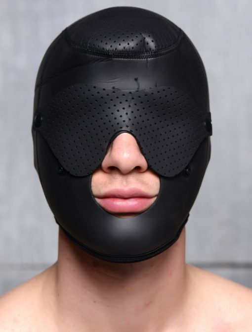 Master series scorpion hood blindfold & face mask neoprene 1