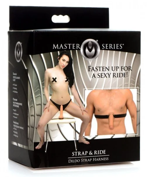 Master Series Strap & Ride Dildo Strap Harness Harnesses Main Image