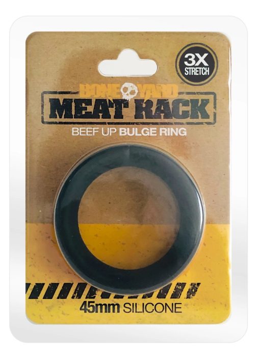 Meat Rack Cock Ring Black Classic Cock Rings Main Image