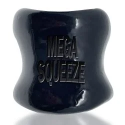 Mega Squeeze Ballstretcher Black (Net) Cock & Ball Gear Main Image