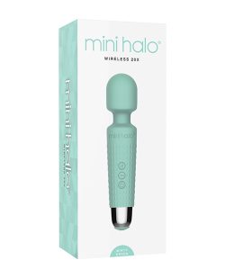Mini Halo Minty Green Rechargeable Vibrators Main Image