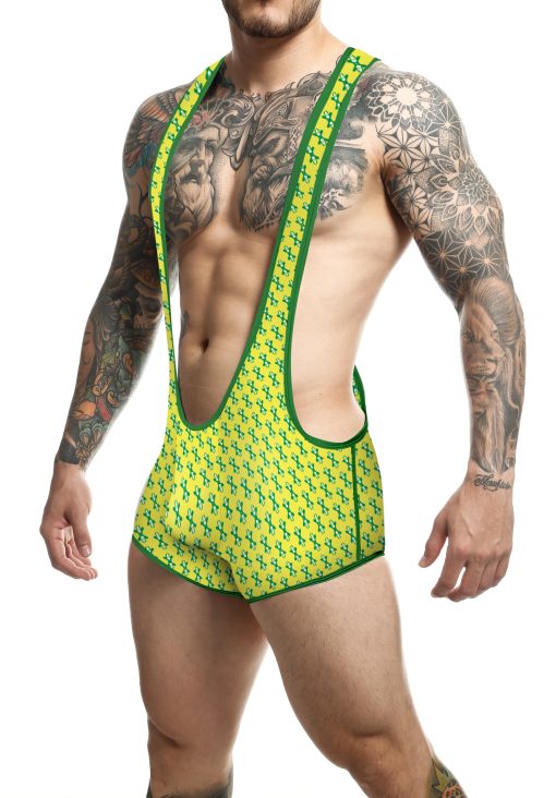 Mob Singlet Green Xl Naughty Role Play 3
