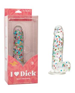 Naughty Bits I Love Dick Heart Filled Dong Large Dildos Main Image