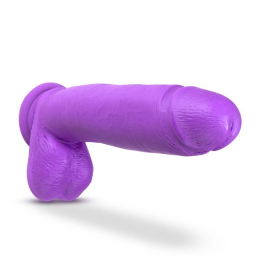 Neo 11In Dual Density Dildo Neon Purple - Image 3
