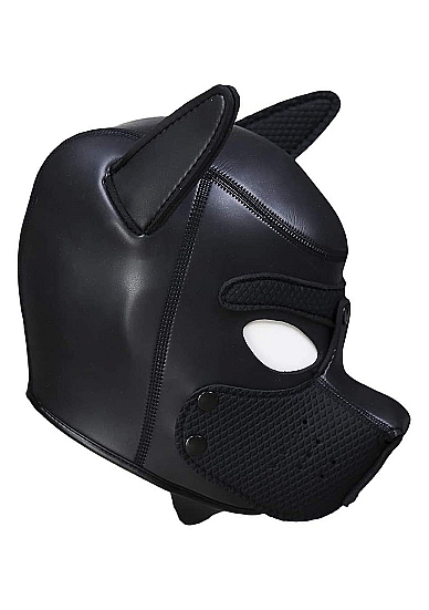 Neoprene puppy hood black 2