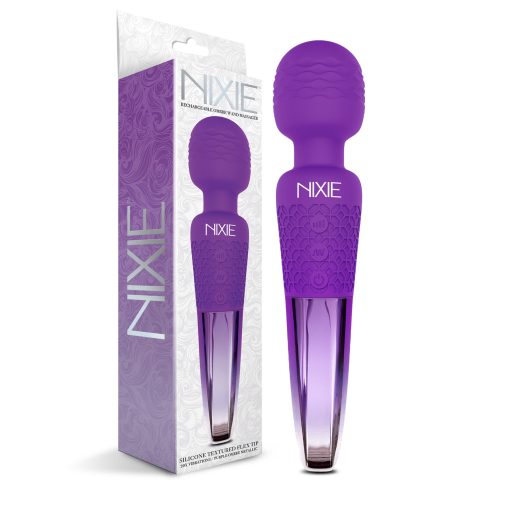 Nixie wand massager purple ombre metallic body massagers 3