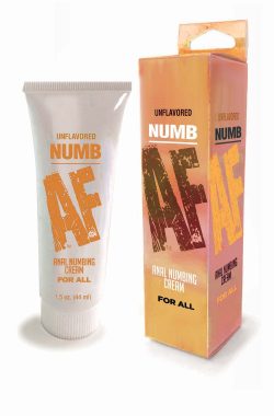 Numb Af Anal Desensitizer Gel Unflavored 1.5 Oz Desensitizing Anal Lubes Main Image