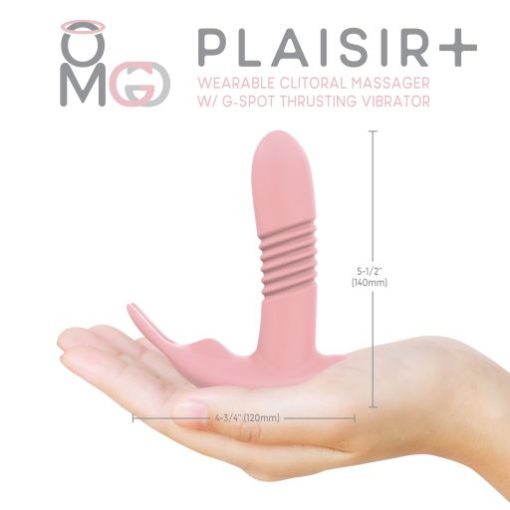 Omg G-Spot Vibrating Thruster Pastel Pink G Spot 3