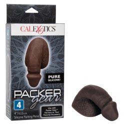 Packer Gear Black Packing Penis 4In Silicone Small & Medium Dildos Main Image