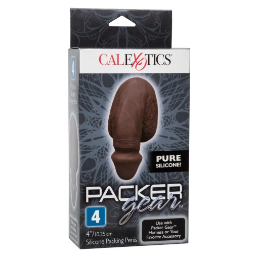 Packer Gear Black Packing Penis 4In Silicone 1