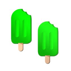 Pastease Lime Green Ice Pop Nipple Play Main Image