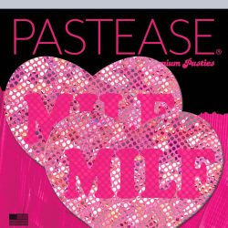 Pastease Love Milf Neon Pink Disco Heart Nipple Play Main Image
