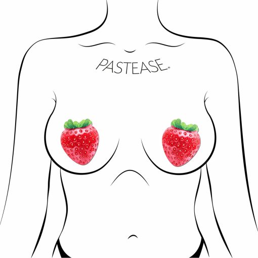 Pastease Strawberry Sparkly Red & Juicy Berry Sexy Costume Accessories 3