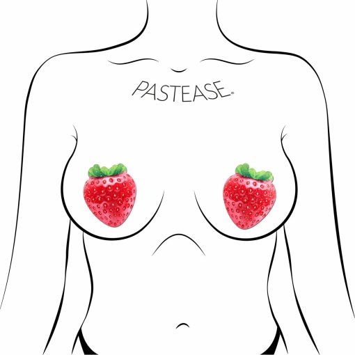 Pastease Strawberry Sparkly Red & Juicy Berry Sexy Costume Accessories 3