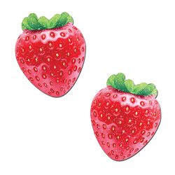Pastease Strawberry Sparkly Red & Juicy Berry Sexy Costume Accessories Main Image