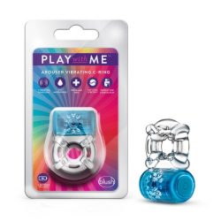 Play With Me One Night Stand Vibrating C-Ring Blue Vibrating Cock Rings Main Image
