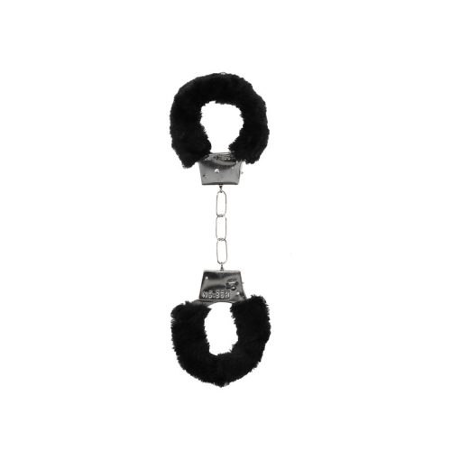 Pleasure Furry Hand Cuffs W/ Quick Release Button 2