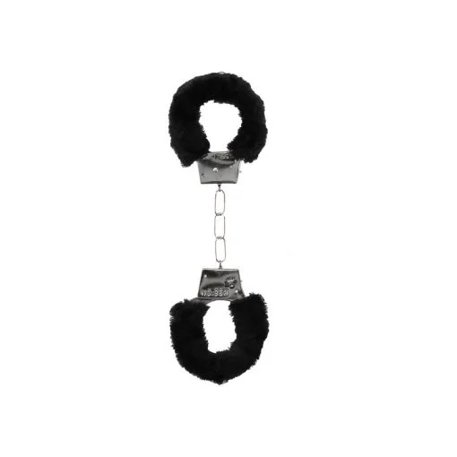 Pleasure Furry Hand Cuffs W/ Quick Release Button - Image 4