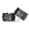 Plush Bonded Leather Ankle Cuffs W/ Adjustable Straps - Image 4