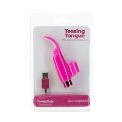 Power Bullet Teasing Tongue Pink Rechargeable Vibrators Main Image
