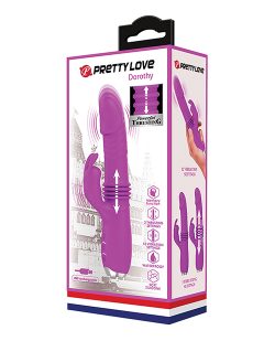 Pretty Love Dorothy Thrusting Rabbit Purple Rechargeable Vibrators Main Image